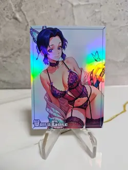 Shinobu Trading Card Waifu Goddess Story Anime Girl holo Karte Manga Full Art - Image 1