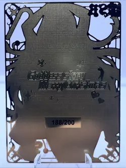 Nezuko Demon Slayer Goddess Story Gold Metal Numbered #/200 Card - Image 2