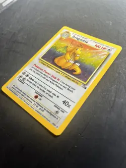 Pokemon TCG WOTC 1999 Fossil Set: Dragonite 4/62 Holo Rare Card - LP/NM - Image 3