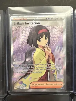 Pokemon 151 6 Card Lot - Erika, Daisy, Gio, Bill, Switch, Energy - Image 3