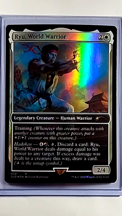 2022 MTG Magic the Gathering SF2 Street Fighter 2 Foil #429 Ryu World Warrior - Image 1