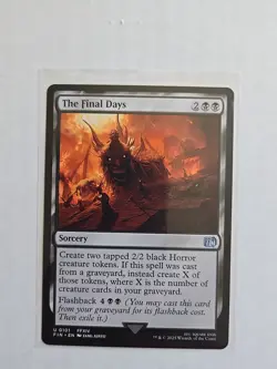 The Final Days - Final Fantasy - NM - MTG Magic - Uncommon - Sorcery - Image 1