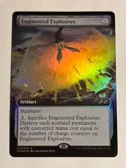 Engineered Explosives - (Box Topper FOIL) - Ultimate Masters - NM - Image 1
