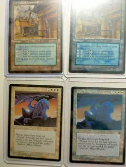 MTG Homelands Error Card Blue Ink Cyan Print Mistake Set of 6 - Image 2
