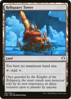 1 x Reliquary Tower - Commander 2020 - LP - MTG - Image 1