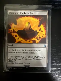 Temple of the False God 0320 Uncommon Doctor Who Commander MTG NM - Image 1