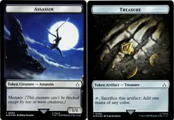 Assassin / Treasure (Token) - Foil - [Universes Beyond: Assassin's Creed] MTG - Image 3