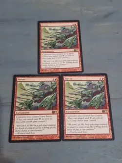 MTG X3 Fervor - Magic 2013 (M13) - Rare- (see pics) MTG - Image 1