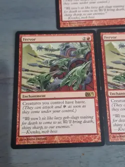 MTG X3 Fervor - Magic 2013 (M13) - Rare- (see pics) MTG - Image 2