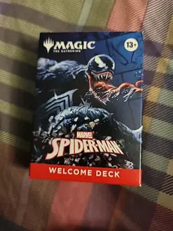 Magic The Gathering: Spiderman NYCC'25 Exclusive Welcome Deck (Venom/Black Deck) - Image 1