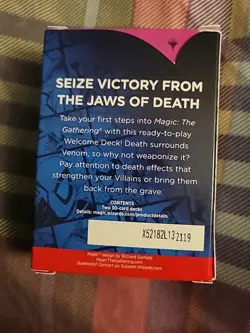 Magic The Gathering: Spiderman NYCC'25 Exclusive Welcome Deck (Venom/Black Deck) - Image 2