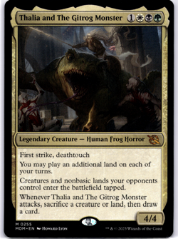 Thalia and The Gitrog Monster Regular NM MTG - Image 1