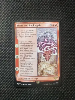 MTG There and Back Again Lord of the Rings Rare Enchantment - Saga NM - Image 1