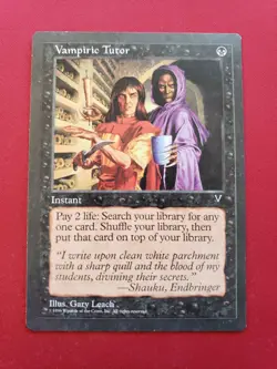 Vampiric Tutor Visions #72 MtG - Image 1