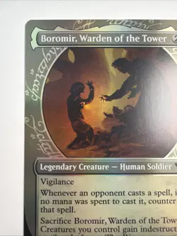 Boromir, Warden of the Tower (Showcase) Universes Beyond: the Lord of the Rings: - Image 2