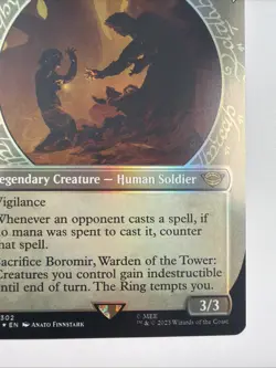 Boromir, Warden of the Tower (Showcase) Universes Beyond: the Lord of the Rings: - Image 4
