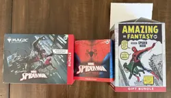 Magic The Gathering MTG Marvel’s SPIDER-MAN gift bundle pre release contents - Image 1