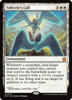 Valkyrie’s Call - Foundations (FDN) - NM - Magic The Gathering MTG - Image 1