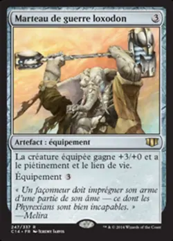 Magic The Gathering MTG LOXODON WARHAMMER FRENCH Commander 2014 NM Near Mint - Image 1