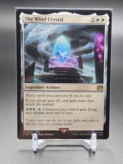 MTG The Wind Crystal 0043 Final Fantasy Regular Rare Legendary Artifact - Image 1