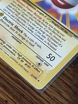 Electrode 021/102 Pokemon TCG Base Set Regular. Near Mint. Never been played. - Image 5