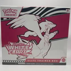 Pokemon Trading Card Game: Scarlet & Violet White Flare Elite Trainer Box. New - Image 1