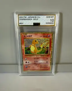 2023 Pokemon Classic Collection Japanese Charmander 001/032 AGS 10 Gem Mint PSA - Image 1