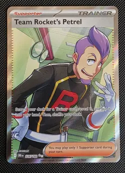 Pokemon Team Rockets Petrel 226/182 Destined Rivals Full Art - Image 1