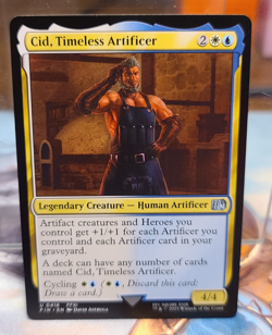 0416 Cid, Timeless Artificer NM Final Fantasy FIN MTG Card FFIV Human Creature - Image 1