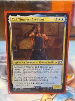 0416 Cid, Timeless Artificer NM Final Fantasy FIN MTG Card FFIV Human Creature - Image 2