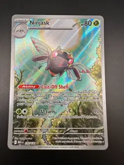 Pokemon TCG Ninjask Mega Evolutions 137/132 Illustration Rare - Image 1