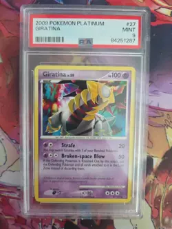 2009 Pokemon PLATINUM 27/127 GIRATINA PSA 9 Pop 12. - Image 1