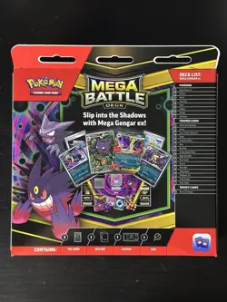 NEW Factory Sealed 2025 Pokemon Mega Battle Deck Mega Gengar ex -English -TCG - Image 2