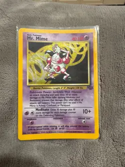 Mr. Mime - 6/64 - Holo Rare - Unlimited Edition Pokemon Jungle Mp - Image 1