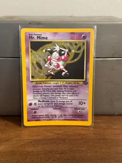 Mr. Mime - 6/64 - Holo Rare - Unlimited Edition Pokemon Jungle Mp - Image 3