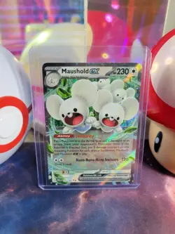 Maushold Ex 155/182 Pokemon TCG S&V Paradox Rift Double Rare Holo NM - Image 1