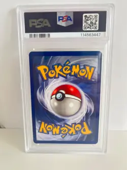 POKEMON FOSSIL 1999 DITTO HOLO 1st EDITION #3/62 PSA 8 - Image 4