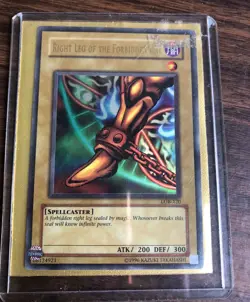 Yu-Gi-Oh Right Leg of the Forbidden One LOB-120 LP - Image 1
