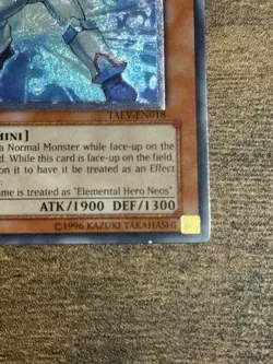 Yugioh: Elemental Hero Neos Alius - TAEV-EN018 - Ultimate Rare 1st Edition - Image 2