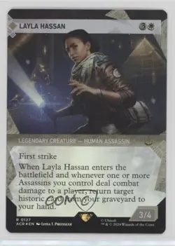 Layla Hassan (Showcase) Foil Magic: Universes Beyond: Assassin's Creed 12hz - Image 1