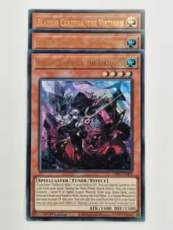 Yu Gi Oh - 3x CH01-EN004 Blazing Cartesia, the Virtuous - Ultra Rare - Image 1