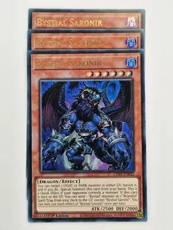 Yu Gi Oh - 3x CH01-EN012 Bystial Saronir - Ultra Rare - Image 1