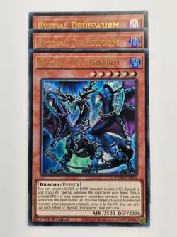 Yu Gi Oh - 3x CH01-EN013 Bystial Druiswurm - Ultra Rare - Image 1