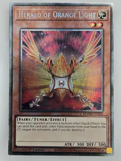 Yu Gi Oh - BLMM-EN103 Herald Of Orange Light - Starlight Rare - Image 1