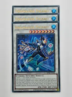 Yu Gi Oh - 3x MP25-EN162 Enigmaster Packbit - Ultra Rare - Image 1