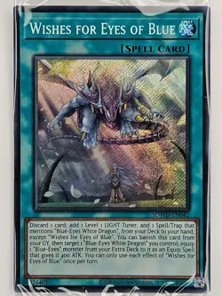 Yu Gi Oh - SDWD-EN042 Wishes for Eyes of Blue - Secret Rare Sealed - Image 1
