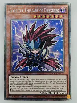 Yu Gi Oh - BLMM-EN005 Gorz The Emissary Of Darkness - Starlight Rare - Image 1