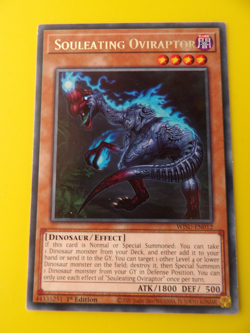 yugioh 1st edition souleating oviraptor wisu-en012 - Image 1