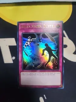 Heavy Storm Duster DUDE-EN050 Ultra Rare 1st Ed NM Yugioh - Image 1