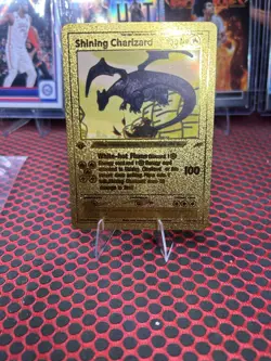 Pokemon Gold Card Lot Of 8 Including 4 Charizard. Very Rare, Adult Owned. NM+ - Image 3